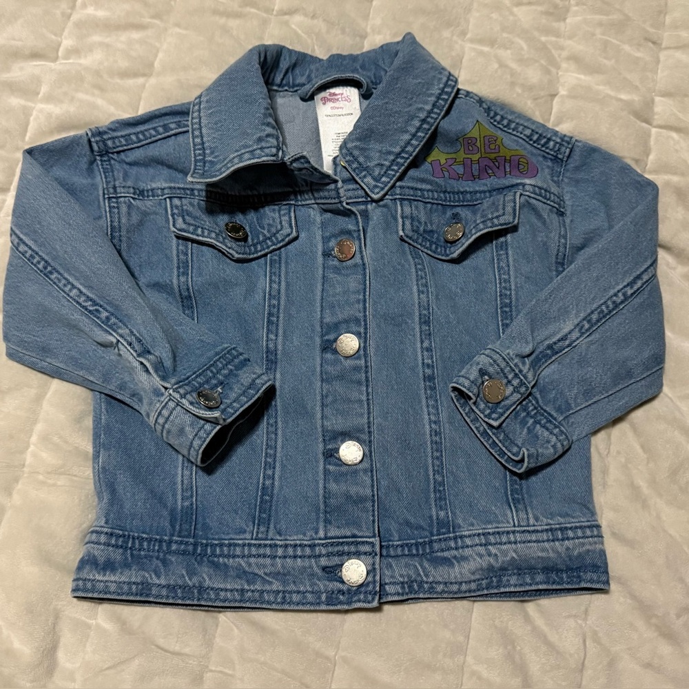 Girls 3T Disney Princess Collection Denim Jacket